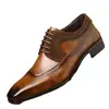 Ventas Directas de Fábrica, Comercio Exterior Transfronterizo, Exclusivamente para Tallas Grandes 39-48 Zapatos Formales Retro para Hombre, Dropshipping de Una Pieza