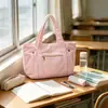Bolsa Tote de Fio de Veludo para Armazenamento, Bolsa de Tricô de Grande Capacidade, Caixa de Armazenamento de Fio para Ferramentas de Crochê Portáteis