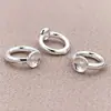 Fio Preserva-Cor Banhado a Ouro 18K Anel Fechado de Duas Aberturas Acessórios Conector de Fecho Final para Pulseira de Pérolas DIY Colar Joias
