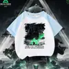 Camiseta raglán de manga corta para niños co-branded Delta Force, ropa de verano para niños, top de bloques de color de manga corta para niños mayores