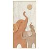 Pintura decorativa abstracta para pasillo, lujo ligero, elefante, pasillo, pintura colgante para pasillo, mural vertical de pasillo puerta a puerta