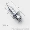 Suporte Conector de Prateleira para Móveis Espessado Inoxidável Oculto Fixador Rápido Macho e Fêmea Parafuso Dois em Um para Combinação de Móveis