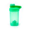 Copo shaker com tampa de rosca de 500ml, plástico, para pó de proteína, milkshake, copo de água para fitness, esportes, com escala, copo shaker com tampa de rosca