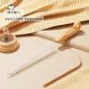 Escova de Limpeza para Canudos Curvos Cabo Estendido Antiderrapante Cerdas Finas Macias Limpeza de Mamadeiras Copos Térmicos Mangueiras Ferramenta