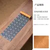 Corredor de Mesa Impermeable de Doble Cara con Diseño de Flor de Crisantemo en Brocado de Artesanía Premium Estilo Chino para Sala de Estar en Casa Mesa de Té Zen Juego de Manteles Individuales para Té