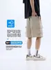 Pantalones Cortos de Seda Hielo de Moda para Hombre Verano Delgados Nuevos Secado Rápido Sueltos Deportivos Casuales Cargo Pantalones de Cinco Puntos Populares