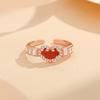 Collar nacional de moda original Xiangyun Ruyi para mujer, cadena para clavícula de plata de ley 925, ágata roja, estilo chino retro nuevo, joyería de celebridad en línea