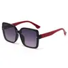 Nuevas Gafas de Sol con Lente Degradada, Populares en Europa y América, Montura Grande, Estilo Urbano de Moda para Hombres y Mujeres, Gafas de Sol con Protección UV
