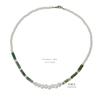 Collar de Perlas Simple Diseño Geométrico Cadena para Clavícula Luz de Lujo Nicho Collar de Perlas Pulsera para Mujer Venta al por Mayor