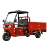 Triciclo Elétrico Pronto Personalizado com Toldo para Transporte de Bens Domésticos, Caminhão de Subida, Carga Simples com Toldo