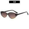 2026 Gafas de Sol Estilo Coreano de Moda Nueva Ojo de Gato Montura Pequeña Retro Tendencia Versátil Estilo Callejero Gafas de Sol con Protección UV para Mujer