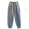 Calça Cropped Masculina Outono Inverno High Street Estilo Americano Marca Tendência Reta Solta Estilo Coreano Tendência Slim Fit