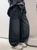 Nova coleção de outono de jeans para meninos: calças casuais longas estilosas e descoladas, de corte reto, perna larga e modelagem solta para meninos mais velhos
