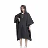 Impermeable Poncho Multifuncional Tres en Uno para Actividades al Aire Libre, Senderismo y Acampada, Impermeable Portátil de PU de una Pieza