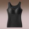 Novo Estilo Chinês Outono e Inverno Levanta Busto Lingerie Térmica Sem Costura Tudo-em-Um com Bojo no Peito, Ajuste Slim, Tamanho Grande, Escovado dos Dois Lados