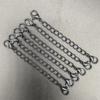 Cierre de Langosta Doble con Cadena de Extensión para Joyería, Personalizado de Fábrica, Accesorios DIY, Cadena Extendida de 18K para Collar