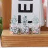 Mini Garrafa de Vidro Luminosa Pingente de Bola de Vidro Brincos Colar Chaveiro DIY Feitos à Mão Materiais Culturais e Criativos