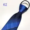 Corbata de Hombre Cremallera Novio Boda Roja 8cm Vestido Negocio Nudo Negro Libre Perezoso Fácil de Tirar Azul Corbata