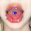 Uña de lengua chica hot ins nicho uña de lengua piercing de lengua fabricantes de acrílico mayoreo joyería europea y americana para piercing corporal