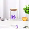 Vaso de Vidrio Engrosado con Lazo, Vaso para Bebidas Frías tipo Lata de Refresco de Gran Capacidad, Vaso para Beber Bebidas Frías, Vaso de Agua de Alta Gama