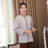 Roupas de Trabalho para Hotel Outono e Inverno Roupas Femininas de Limpeza Manga Longa Uniforme de Camareira de Hotel Limpeza PA Uniforme Fino