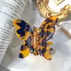 Xinzhimeng Accesorios para el Cabello Estilo Coreano Moda Placa de Acetato Clip de Mariposa Multicolor Niña Lindo Elegante Pinza de Cocodrilo Pinza de Cola