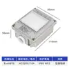 Interruptor de Pared 220V 10A Tipo de Montaje Superficial/Empotrado Tipo 86 Metal Simple Doble Control Enchufe Industrial para Uso en Fábrica