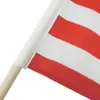 Bandeira Americana de Acenar à Mão 30*45cm Haste de Madeira Bandeira de Mão Ventilador Produto para Torcer Bandeira da Copa do Mundo Bandeira de Mão Feita Sob Medida