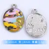Colgante Individual de Aleación Accesorios DIY Esmalte Pintado de Dibujos Animados Colgante para Collar Pulsera Directo del Fabricante