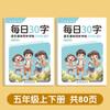 Caderno síncrono para alunos do ensino fundamental Edição de educação popular Caneta de prática diária chinesa pincel de descompressão livro de exercícios de palavras grandes descompressão