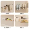 Porta-toallas Minimalista de Nogal Barra Única Baño de Alta Gama Lavabo Estante de Almacenamiento de Toallas Montado en Pared Sin Taladro