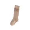 Leggings para niños 2026 primavera y otoño nuevo estilo pantimedias para niñas con rayas finas y lazo, calcetines para bebé de PP grande al por mayor