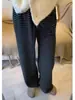 Calça de Maternidade para Outono e Inverno, Forrada com Fleece e Espessa, Calça de Perna Larga Listrada para Roupa Exterior, Novo Modelo 2026, Tamanhos Grandes Petite para Maternidade