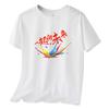 Playera Infantil de Manga Raglán Roja y Blanca 2025 Nuevo Verano Manga Corta Tops para Niño Casual Media Manga Algodón Puro Ropa Infantil