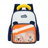 Mochila Escolar para Jardim de Infância Menina Fofa Grande Capacidade Bolsa de Ombro Duplo Transparente Estilo College Bolsa para Dor Mochila Estudantil Versátil