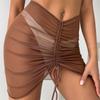 Falda minifalda sexy y atractiva con perspectiva de malla transfronteriza de Amazon AliExpress para Europa y Estados Unidos.