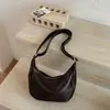 Bolso de mujer de gran capacidad, nueva colección primavera/verano 2026, diseño de nicho, bolso de hombro, bolso cruzado, textura de alta gama, bolso con forma de bollo