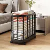 Carrito Móvil Sencillo, Mesita de Noche Retro, Estante de Almacenamiento, Mesa de Café para Sala de Estar, Mesa Lateral para Sofá, Estante de Almacenamiento, Mesa de Comedor