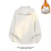 2025 Ht25799 Plus Veludo Fundo Branco Tamanho Grande Texturizada Manga Longa Camiseta M-5X Ht25969-Especial P40-Controle