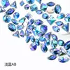 Atacado Resina Mista Strass Costurado à Mão, Pedras Irregulares Gota d'Água Marquise Satélite Costuradas à Mão, Fivela Plana de Furo Duplo Acessórios DIY para Roupas