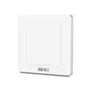 Panel ciego Tipo 86 con cubierta protectora para orificio de salida de tomacorriente enchufe de pared para TV orificio para cable de red cubierta blanca orificio para enchufar interruptor orificio para pasar cables