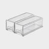 Caja de Almacenamiento Simple Tipo Cajón Apilable de Escritorio para Cosméticos y Artículos Varios Papelería de Oficina Caja Organizadora Multicapa Empujar