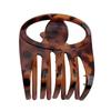 Moda Vintage Nuevo Estampado de Leopardo Todo Fósforo Tocado Parte Trasera de la Cabeza Media Cola de Caballo Pinza para el Cabello Rascador de Cabello Distintivo Accesorios para el Cabello para Mujeres