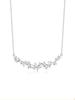 Collar de plata esterlina 925 wisteria zhao yingzi sonrisa para mujer cadena de clavícula de alta gama 2023 nueva moda ins