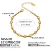 Misterio y Elegancia: Pulsera de Cuentas Estrella de Zircón 5A de Lujo Ligero Europeo y Americano, Acero Inoxidable Oro Real de 18K Joyería de Gama Alta para Mujeres