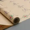 Caderno de Caligrafia em Letra Regular Estilo Europeu com Fonte Grande para Iniciantes, Rolo Longo para Rastrear e Copiar em Papel de Arroz