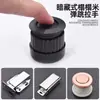 Manija de seguridad con resorte para puerta cortafuegos, tirador de cajón, manija oculta, resorte oculto, manija para tatami, pomo redondo oculto empotrado