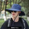 Nuevo sombrero de sol para hombre de primavera y verano, sombrero de pescador, sombrero de sol para exteriores, sombrero transpirable de ala ancha, gorra de senderismo, pesca