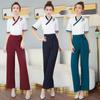 Ropa de Trabajo para Esteticista Mujer Otoño e Invierno Moda Elegante Distinguido Uniforme de Camarero Enfermera Manga Larga Salón de Belleza Recepción Belleza Médica