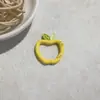 Chaveiro Colorido de Maçã com Fecho de Mola Simples Abertura Argola de Mola DIY Acessório de Celular Peças de Chaveiro